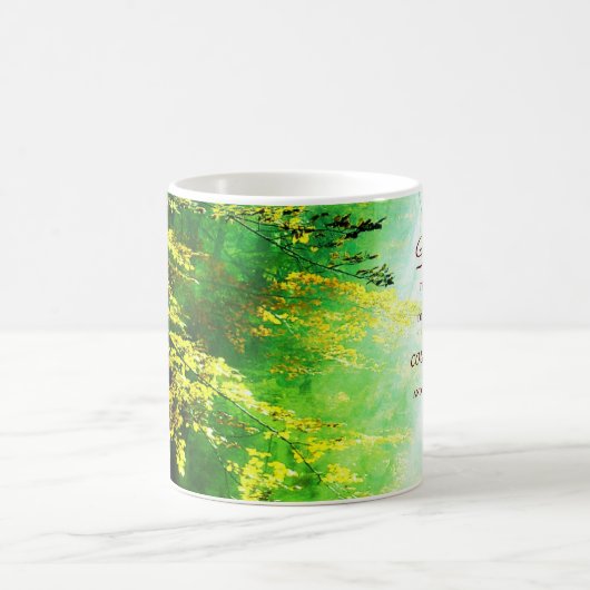 セレニティ祈りの言葉フォレスト コーヒーマグカップ (中央)