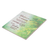 セレニティ祈りの言葉フォレスト タイル (側面)