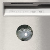 セレニティ祈りの言葉フルムーン感動的マグネット マグネット (インサイチュ (食洗機))