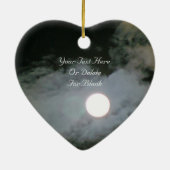 セレニティ祈りの言葉フルムーン感動的 セラミックオーナメント (裏面)