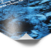 セレニティ祈りの言葉フロー感動的ブルック8x10 フォトプリント (角)