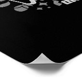 セレニティ祈りの言葉ブラック/ホワイト ポスター (角)