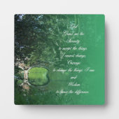 セレニティ祈りの言葉ブリッジ フォトプラーク (正面)