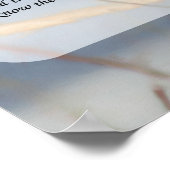 セレニティ祈りの言葉ブルーバード感動的 ポスター (角)