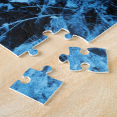 セレニティ祈りの言葉ブルーフローリングブルック感動的 ジグソーパズル (側面)