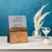 セレニティ祈りの言葉プラーク フォトプラーク (側面)