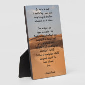 セレニティ祈りの言葉プラーク フォトプラーク (側面)