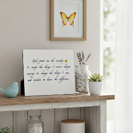 セレニティ祈りの言葉プラーク フォトプラーク