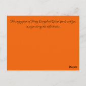 セレニティ祈りの言葉ホーリークロスアットサンセット ポストカード (裏面)