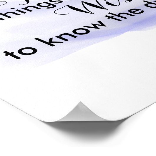 セレニティ祈りの言葉ポスター引用文水彩デザイン ポスター (角)