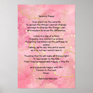 セレニティ祈りの言葉ポスター ポスター