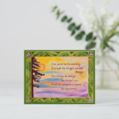 セレニティ祈りの言葉ポストカード/ノートカード ポストカード (スタンド正面)