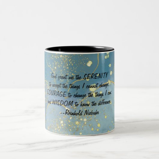 セレニティ祈りの言葉マグ ツートーンマグカップ (中央)