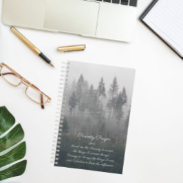 セレニティ祈りの言葉ミスティフォレスト ノートブック