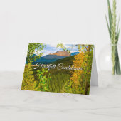 セレニティ祈りの言葉メモリアルカードイエローグリーン カード (正面)