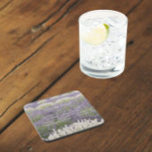 セレニティ祈りの言葉ラベンダーガーデンフローラ コースター