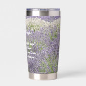 セレニティ祈りの言葉ラベンダーガーデンフローラ 保温保冷タンブラー (背面)