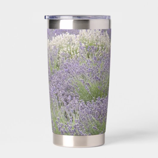 セレニティ祈りの言葉ラベンダーガーデンフローラ 保温保冷タンブラー (右面)
