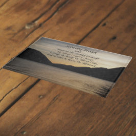 セレニティ祈りの言葉レイクサンセットランドスケープ カッティングボード