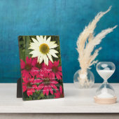 セレニティ祈りの言葉レッドコンフォローアフローラ フォトプラーク (側面)