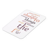 セレニティ祈りの言葉ワードアート マグネット (左側)