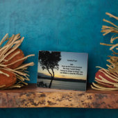 セレニティ祈りの言葉夕べサンセット フォトプラーク (側面)