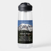 セレニティ祈りの言葉山レイニアランドスケープ ウォーターボトル (正面)