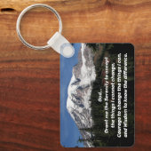 セレニティ祈りの言葉山レイニアランドスケープ キーホルダー (正面)