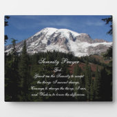 セレニティ祈りの言葉山レイニアランドスケープ フォトプラーク (正面)