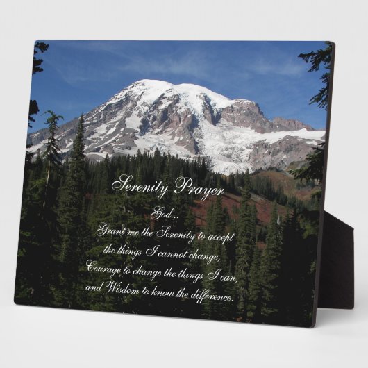 セレニティ祈りの言葉山レイニアランドスケープ フォトプラーク (側面)