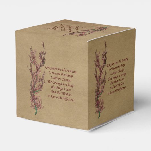 セレニティ祈りの言葉感動的フローラ フェイバーボックス (裏面サイド)