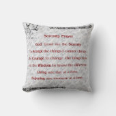 セレニティ祈りの言葉枕 クッション (正面)