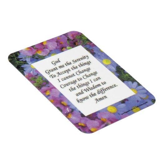 セレニティ祈りの言葉磁石 マグネット (右側)