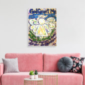 セレニティ祈りの言葉絵画エンジェルズキャンバスアートプリント キャンバスプリント (インサイチュ (リビング))