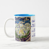 セレニティ祈りの言葉絵画エンジェルズマグカップ ツートーンマグカップ (左)