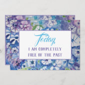 セレニティ祈りの言葉肯定瞑想カード 招待状 (正面/裏面)