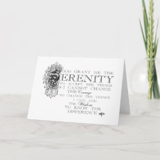 セレニティ祈りの言葉 カード