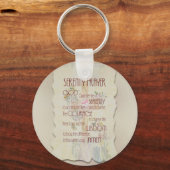 セレニティ祈りの言葉 キーホルダー (正面)