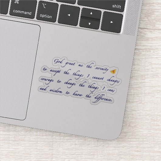 セレニティ祈りの言葉 シール (詳細)