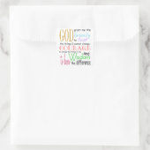 セレニティ祈りの言葉 スクエアシール (バッグ)