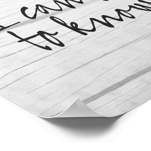 セレニティ祈りの言葉 – バウンス書道スクリプトモダン ポスター (角)