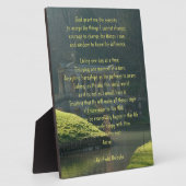 セレニティ祈りの言葉 フォトプラーク (側面)