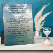 セレニティ祈りの言葉 フォトプラーク (側面)