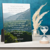 セレニティ祈りの言葉 フォトプラーク (側面)