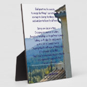 セレニティ祈りの言葉 フォトプラーク (側面)