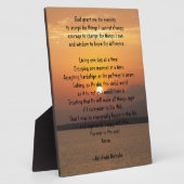 セレニティ祈りの言葉 フォトプラーク (側面)