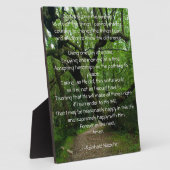 セレニティ祈りの言葉 フォトプラーク (側面)