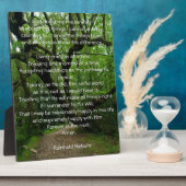 セレニティ祈りの言葉 フォトプラーク (側面)