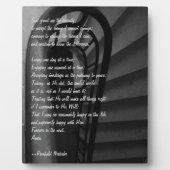 セレニティ祈りの言葉 フォトプラーク (正面)