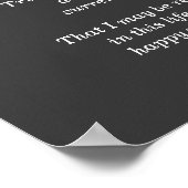 セレニティ祈りの言葉-プリント ポスター (角)